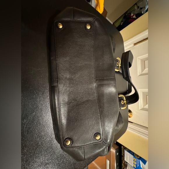 Coach vintage shoulder tote soho black leather shoulder bag F11844 - Picture 9 of 9